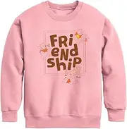 [Disney] Winnie The Pooh - Friendship - Tigger, Piglet, and Pooh - Toddler and Youth Crewneck Fleece Sweatshirt