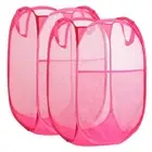 Collapsible Mesh Laundry Basket，Pop Up Laundry Hamper-Easy Storage, Ideal for...