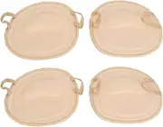 2 Pair of Half Forefoot Pads High Heels Invisible Socks Pads Corrective Toe Socks Foot Cushion Pad for Foot Fatigue Relief (Skin Color)