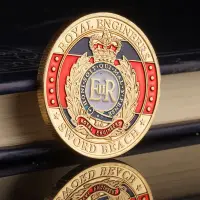 在飛比找樂天市場購物網優惠-英國皇家ER工程師紀念章 諾曼底登陸戰爭徽章創意裝飾硬幣小禮