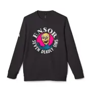 Seven Deadly Sins Death Bird Skull on adidas® Unisex Fleece Crewneck Sweatshirt