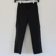 NWT Bonpoint Boys Johnson Wool Tuxedo Pants Black Satin Stripe 6 Year