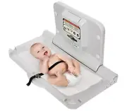 Alpine Wall Mounted Baby Changing Station - Horizontal Baby Changing Table