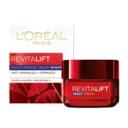 L'Oreal Paris Revitalift Night Cream Reduce Wrinkles 50ml.