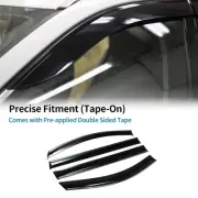 Window Deflectors for Toyota Sienna 2011 Side Window Vent Visors Black 1 Set