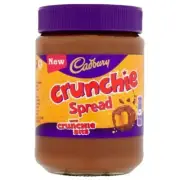 909951 1 x 400G JAR NEW CADBURY CRUNCHIE MILK CHOCOLATE SPREAD W/ HONEYCOMB BITS
