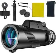 Monoculars for Adults High Powered,Professional Spotting Scopes with 80x Magnification | Portable Accessories for Mountain Climbing Camping Outdoor Adventure