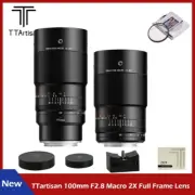 TTartisan 100mm F2.8 Macro 2X Full Frame Lens for E/X/Z/RF/EOSR/L/EF/GFX/F Mount