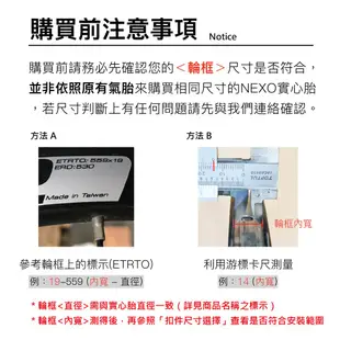 【NEXO 實心車胎】700x35C (35-622、慕尼黑) 安全防爆、免充氣自行車胎 (一條，DIY包裝)