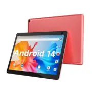 Tablet 10 inch Android 14 Tablet 32GB ROM 1TB Expand Computer Tablets Quad Co...
