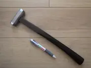 Octagon Genno Hammer 340g Domobari Polished Ebony Handle Unmarked Forged Japan