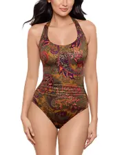 Miraclesuit Perissa Utopia Halter One Piece Swimsuit