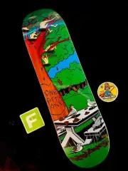 SUPER RARE Neil Heddings 2001 One Fifty One Skateboard Deck Pigeon Poo 151