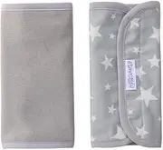 Esmeralda Sacking Pad (Pack of 2), Drool Cover, Made in Japan, Cotton, Ergobaby, Omni, Breathe Adapt, Baby Bjorn, Compatible with Baby Carriers (Galaxy Gray)