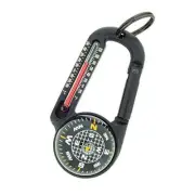 TempaComp - Ball Compass and Thermometer Carabiner | Hiking, Backpacking, and