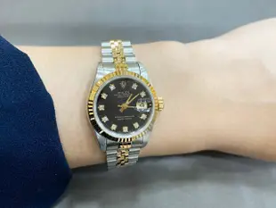 賀成交【JDPS 御典品 / 勞力士專賣】ROLEX錶 69173 DATEJUST G面 自動 中金 編號H33469