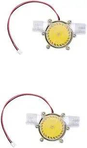 UPKOCH 2pcs Micro Hydro Generator Water Turbine Power Generator for Low Water Pressure Applications Purifiers and Beverage Machines