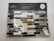 Self Adhesive 3D Wall Tiles • 6 Pieces