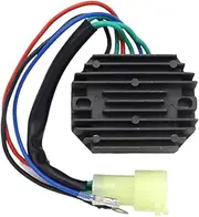 Voltage Regulator Rectifier Compatible With F100A ETL/X F100 TL/XR F90A F90 F80A F80 F75 F75A Replacement 67F-81960-10 67F-81960-11 67F-81960-12