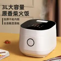 在飛比找Yahoo!奇摩拍賣優惠-京東電器電飯煲多功能家用迷你小型3L2-3單人煲湯煮飯智能電