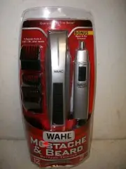 NEW WAHL Mustache & Beard Trimmer Battery 12 piece