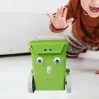 Vacuum Cleaner Toy DIY Automatic Trash Can Set Realistic Mini Curbside Vehicle