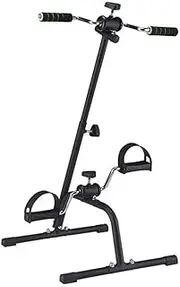 Portable Pedal Exercise Bike Arm and Leg Exerciser, Fitness Equipment for Seniors and Elderly, Physical Therapy Leg Exercisers