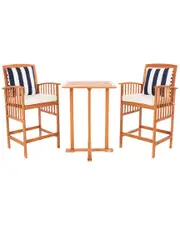 Safavieh Pate Outdoor 3pc Table Bistro Set
