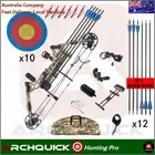 ARCHQUICK Compound Bow & arrows PRO kit 20-60lbs Bow Hunting Target Shooting R/L