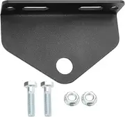 EMSea Towing Hitch Accessories 5 Inch Heavy Duty Steel Zero Turn Mower Trailer Hitch with Mounting Bolts Suitable for 5-7.6cm and 12.7cm Bolt Centers Lawn Tractor ATVs UTVs Tractors