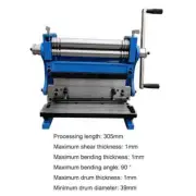 Multifunctional 3 in 1 Shear Brake Metal Drum Shear Bending Integrated Machine