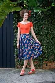 Birds Of Paradise Skirt--ELI-EM24-02