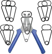 Miter Spring Clamps Pliers for Woodworking, Including 8 Spring Clamps