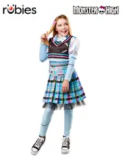 Monster High Frankie Stein Deluxe Costume, Child - 11-12 Years