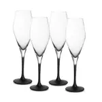 Villeroy & Boch Manufacture Rock Champagne Flute, Set of 4