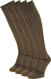 [281Z] Army Demi Season Breathable Knee High Cushioned Uniform Boot Socks - Tactical Trekking Hiking - Outdoor Fishing Hunting