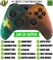 Gold Nebula Silent Modz Rapid Fire Modded Controller for Xbox Series X/S One PC