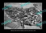 OLD 6x4 SIZE PHOTO BLOCKLEY GLOUCESTERSHIRE ENGLAND, AERIAL VIEW TOWN 1953 2
