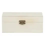 Urban Crafter Plywood Rectangular Box with Latch 16 x 7.7 x 6.8cm
