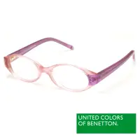 在飛比找momo購物網優惠-【BENETTON 班尼頓】專業兒童眼鏡 漸層透色感設計系列