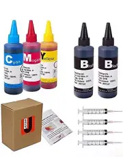 JetSir 4 Colors Ink Refill Kit 100ML Printer HP 950 951 932 933 60 61 952 901