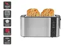 Kogan 4 Slice Long Slot Stainless Steel Toaster, Silver, Toasters, Appliances