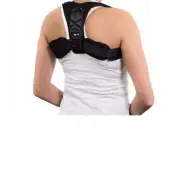 Adjustable Comfortable Back Posture Unisex Corrector Support Brace - Black