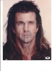 Legendary Actor Mel Gibson Original Signed Photo With C.O.A