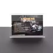 UNIQUEDISPLAY Display Plaque for LEGO 42100 Liebherr R 9800 Excavator