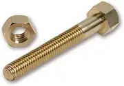 NUOBESTY Nut Off Bolt Magic Tricks Close Up Magic Trick Autorotation Rotating Nut Bolt Screw for Stage Show Magic Tricks Tool