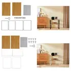 2Pcs Cabinet Shelf Expandable Cabinet Storage Shelf Stackable Cabinet GoUCg