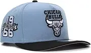 New Era Chicago Bulls 9FIFTY A-Frame Cooperstown Est. 1966 NBA Side Patch Snapback Cap, Adjustable Hat Blue Black