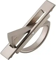 2 Pack Concealed Drawer Door Finger Insert Recessed Flush Pull Handle with Resin Back Cap, Grey