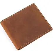 [DLUXCA] Retro Casual Wallet Men's Short Multi-Card Wallet Coin Purse Two-fold Wallet Handmade